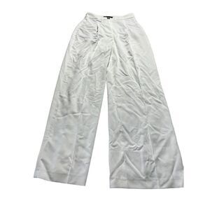 Zara Women's White Dark Oyster Wide-Legged Pants Size Medium NWT